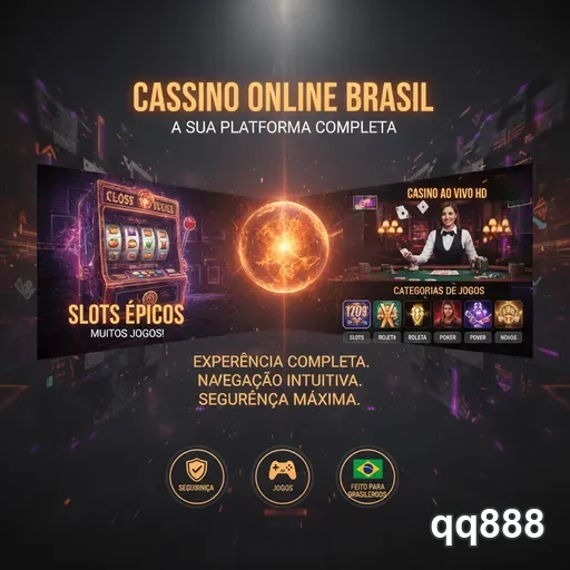Ilustração de Experimente o cassino online qq888 com slots e roleta diversificada