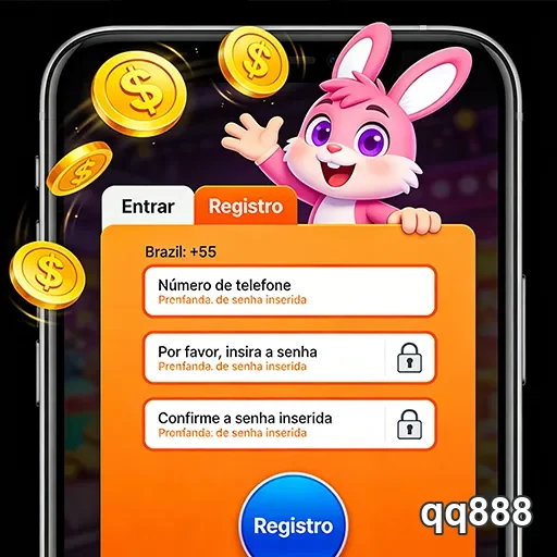 Ilustração de Experimente o cassino online qq888 com slots e roleta diversificada